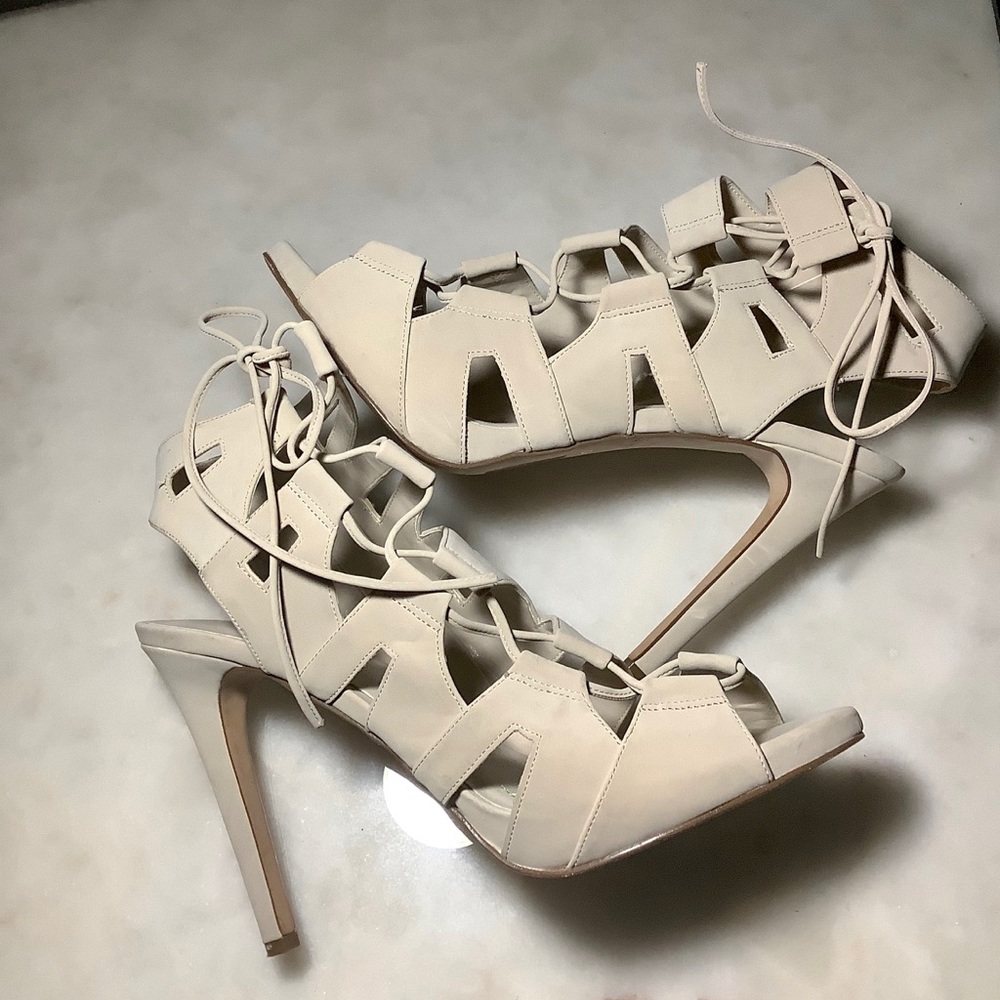ALDO Strappy Lace Up Heels